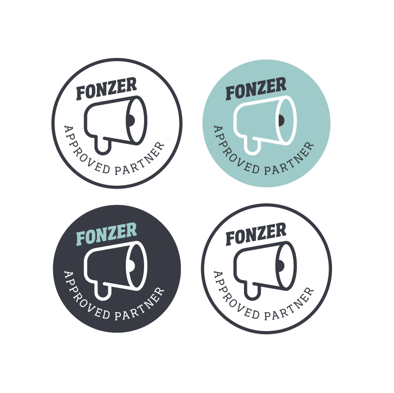 Fonzer branding tonk logo design