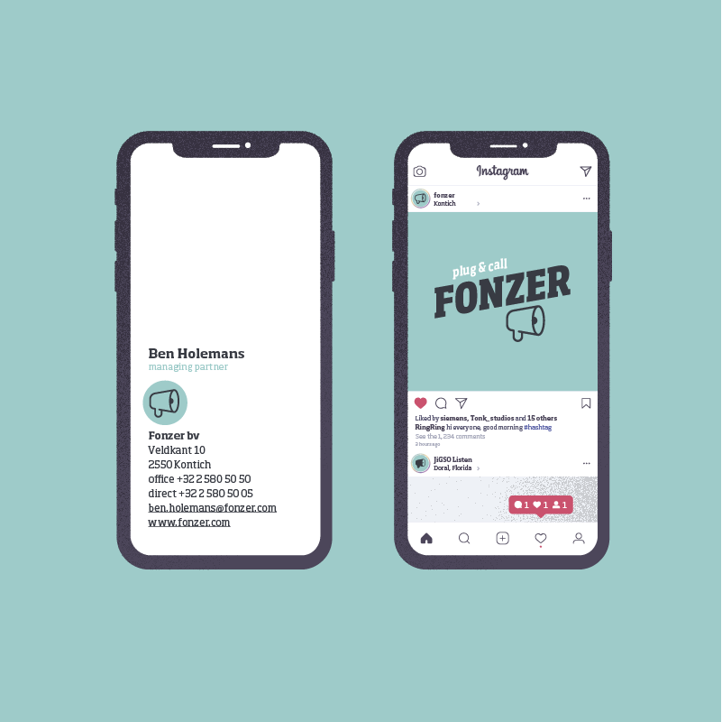 Fonzer branding tonk logo design