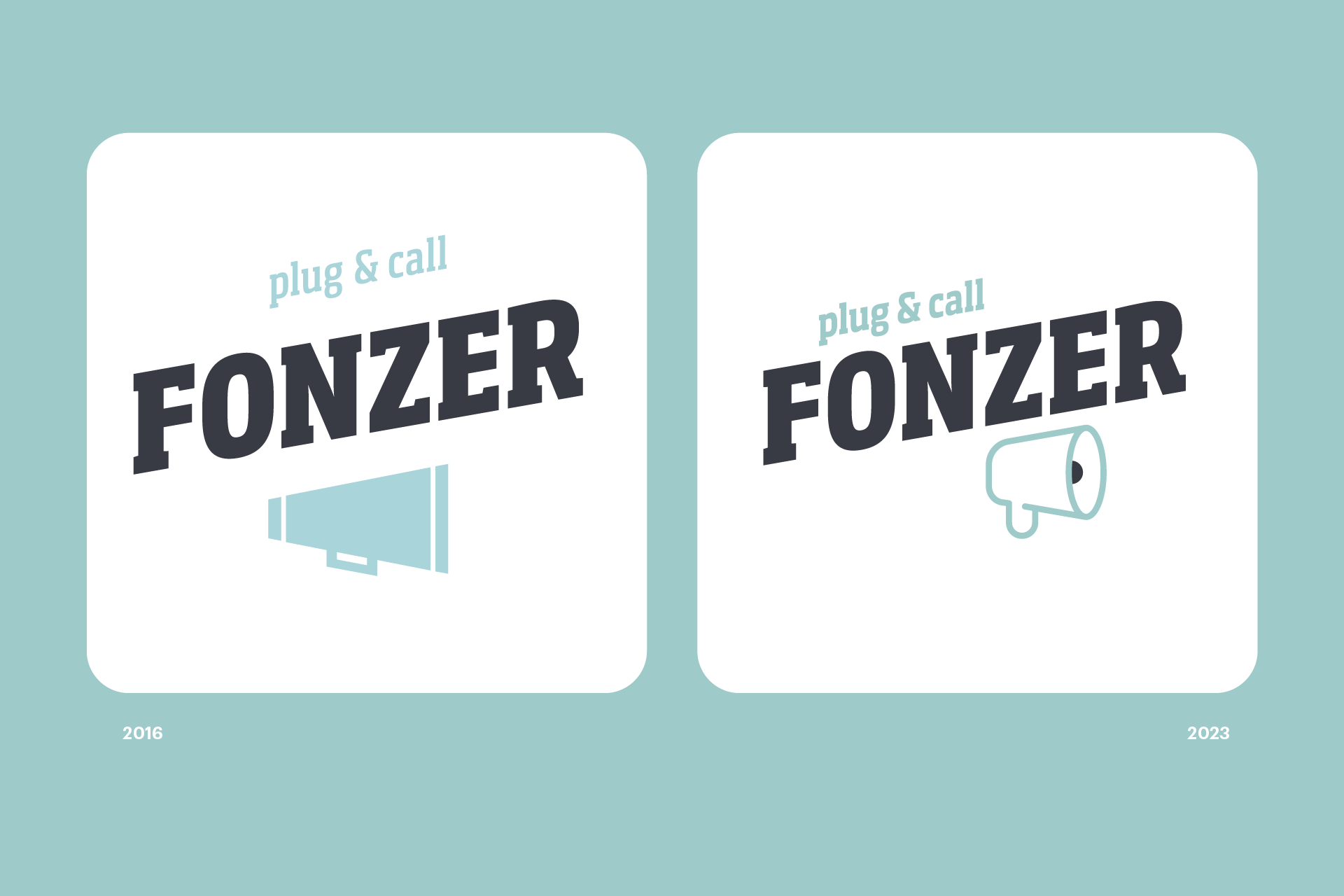 Fonzer branding tonk logo design