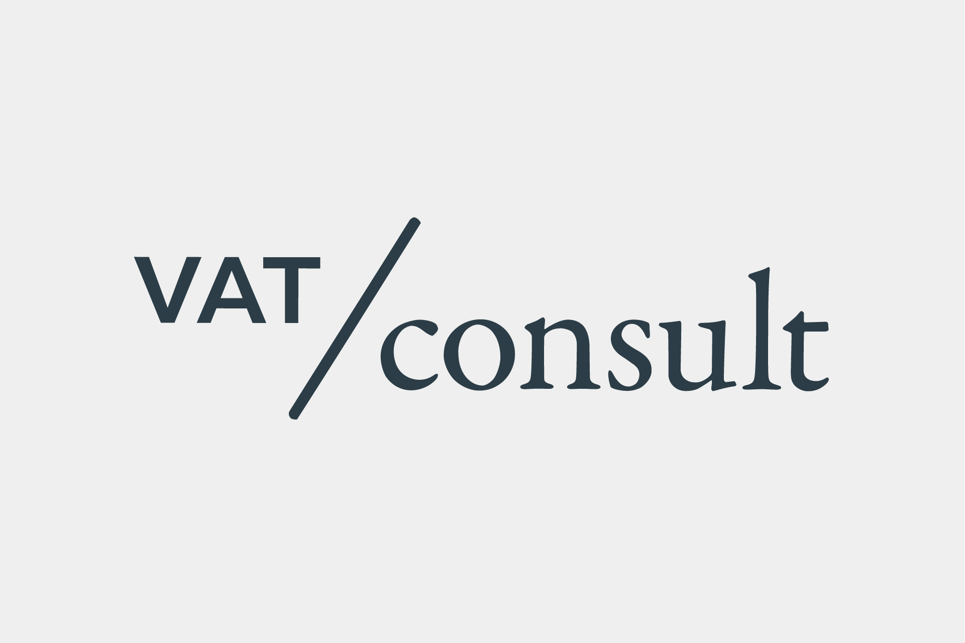 vat consult branding Tonk black & white logo design