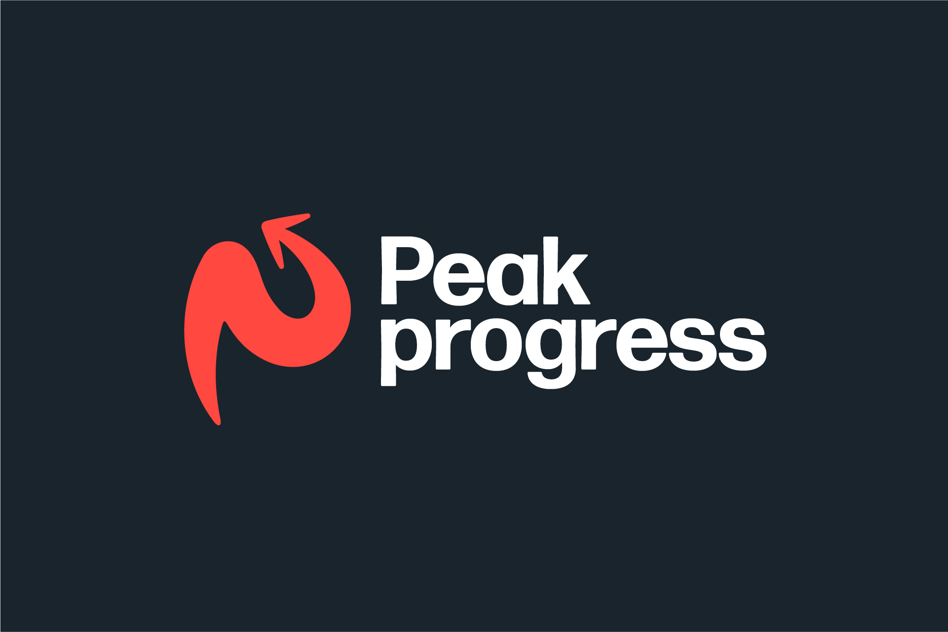 Tonk Peak progress branding logo graphic design