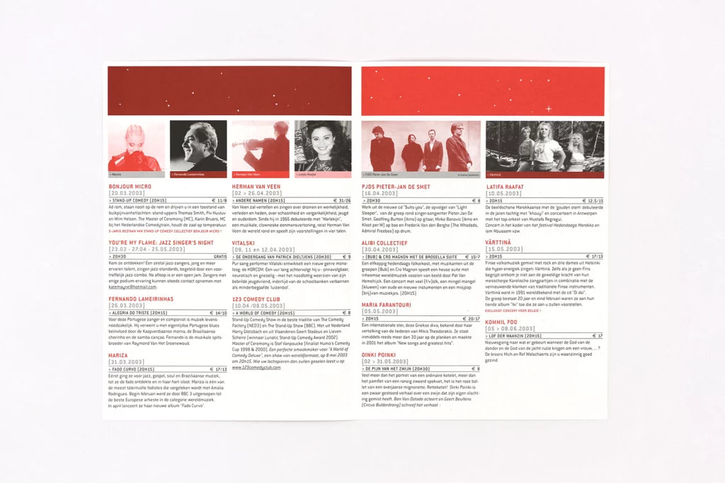 tonk graphic design branding communication print design consultancy editorial design Arenbergschouwburg antwerp openluchttheater