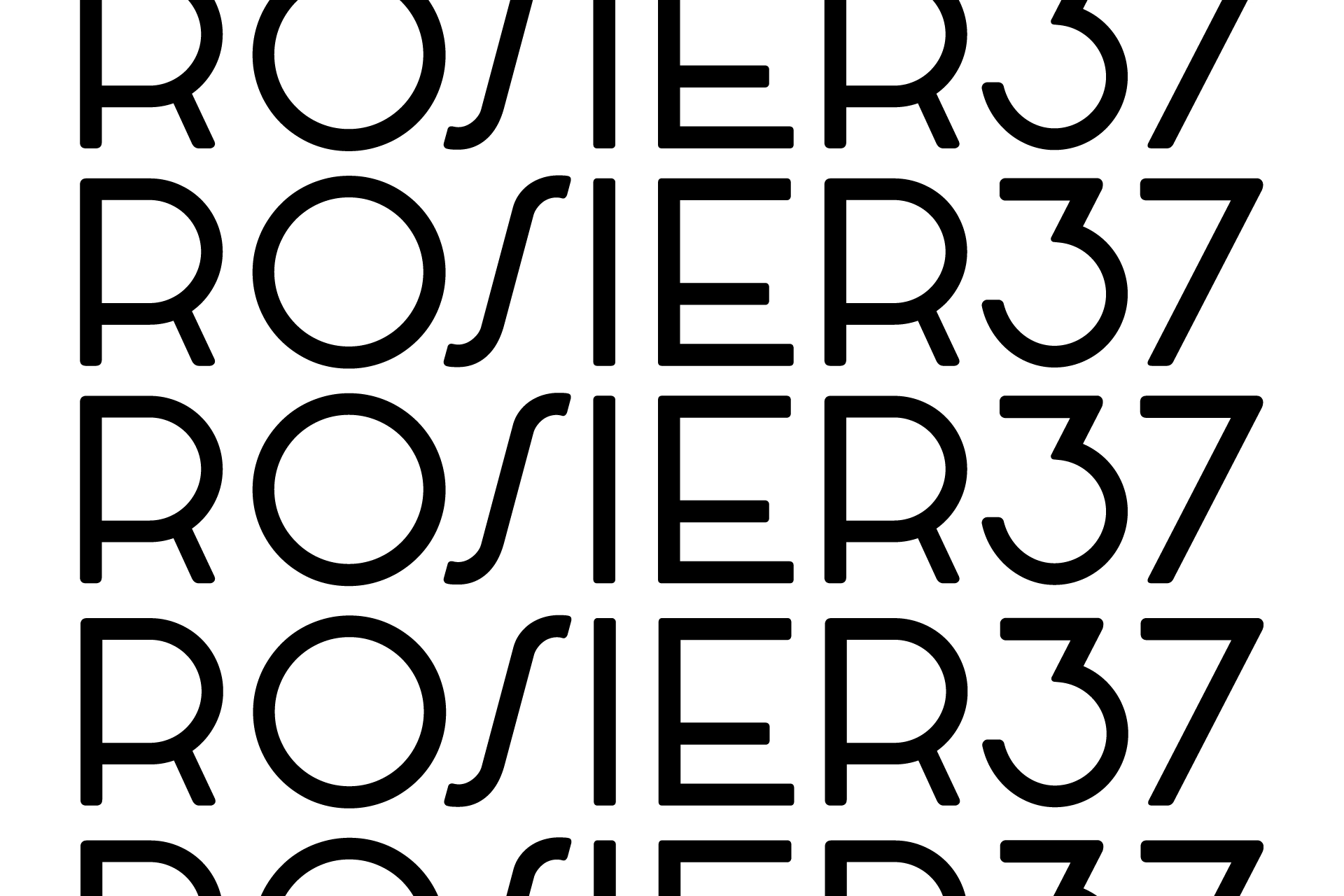 Rosier37 branding communication Tonk graphic design layout fonts colors typography business icons