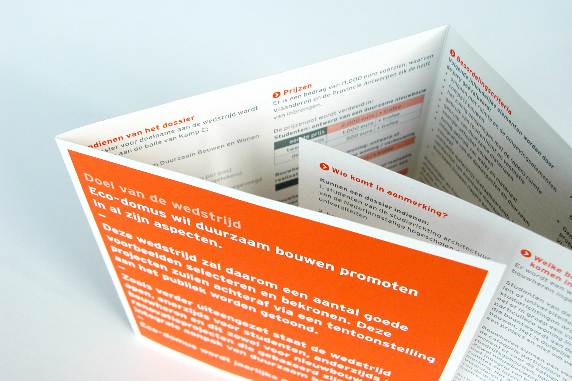 ecohuis ecodomus Provincie Antwerpen tonk graphic design branding communication print design consultancy editorial design poster flyer logo