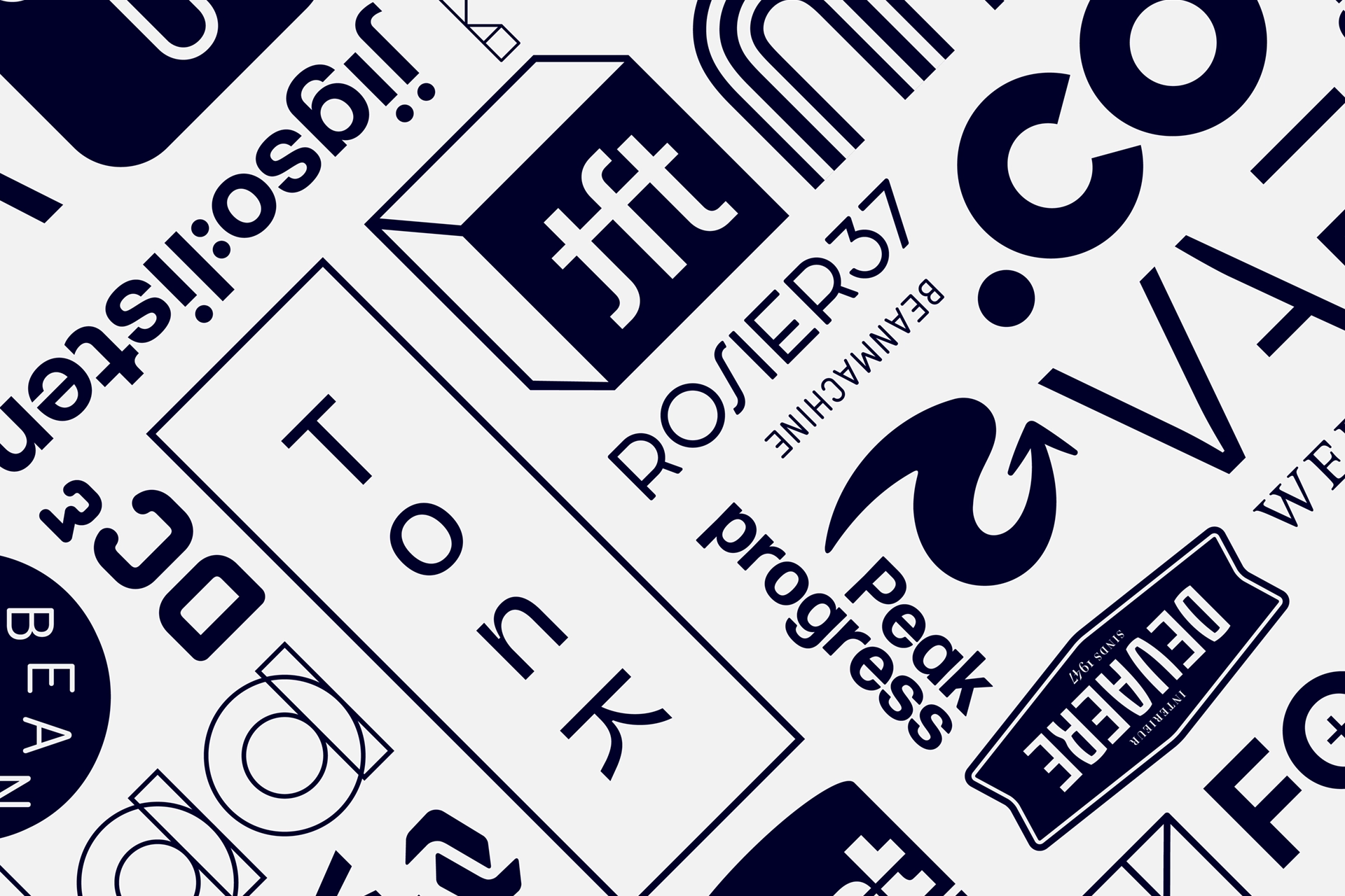 brands logos branding communication Tonk graphic design layout fonts colors typography business icons