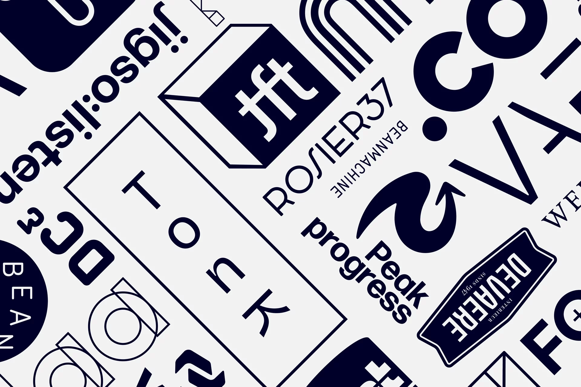 brands logos branding communication Tonk graphic design layout fonts colors typography business icons